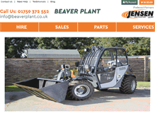 Tablet Screenshot of beaverplant.co.uk